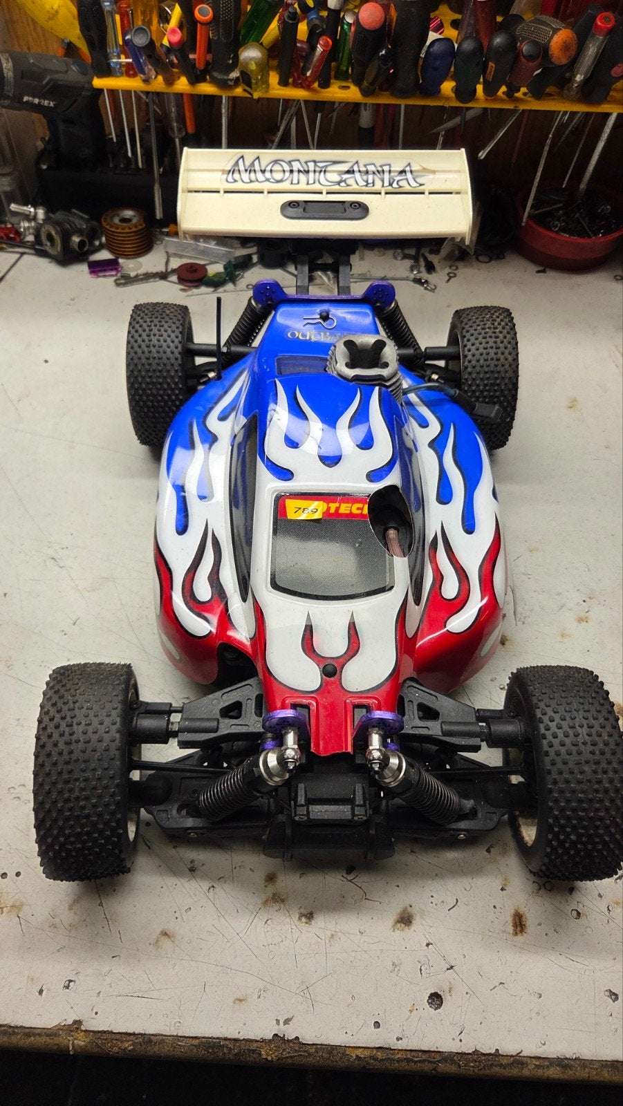 Te koop mooie protech yada, Gebruikt, Auto offroad, Ophalen of Verzenden, Schaal 1:8