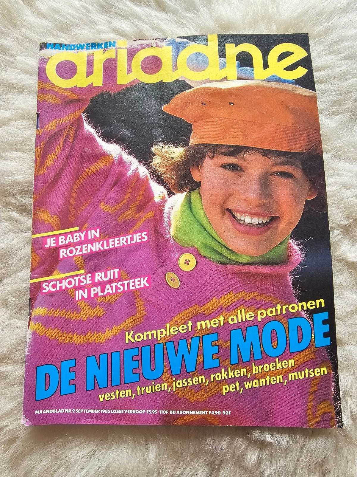 Vintage handwerk tijdschrift Ariadne Nr 9. 1985, Ophalen of Verzenden, 1980 tot heden, Tijdschrift