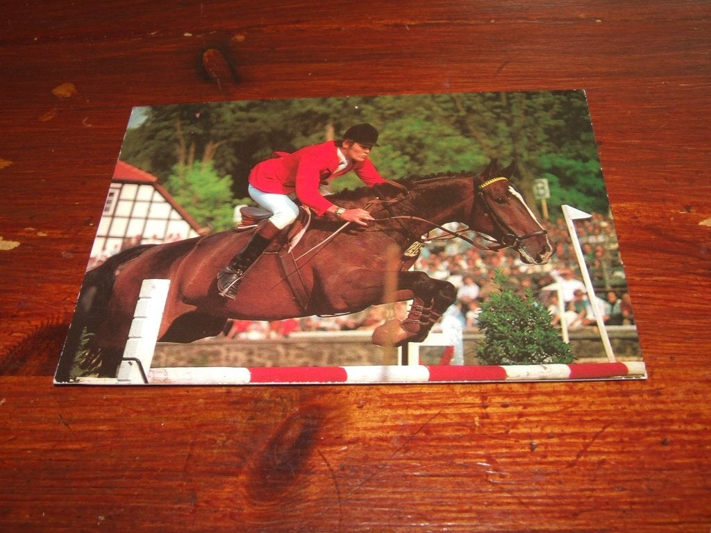 A176- Oude ansichtkaart paardensport, Verzenden, 1960 tot 1980, Gelopen, Paard