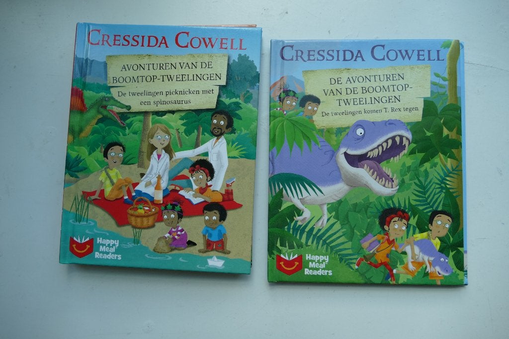 Cressida Cowell - Avonturen van de boomtoptweelingen, Ophalen of Verzenden, Cressida Cowell, Fictie algemeen