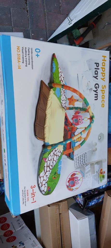 Happy Space Play Gym 3-in-1 Baby Speelkleed, Kinderen en Baby's, Speelgoed | Babyspeelgoed, Ophalen of Verzenden, Nieuw, Speelkleed