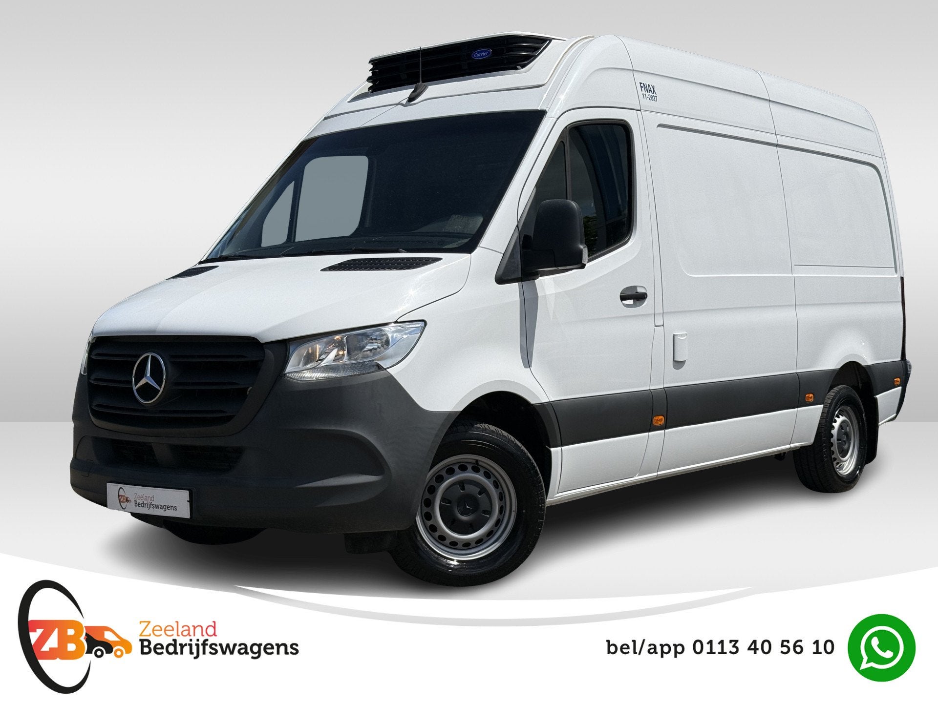 Mercedes-Benz Sprinter 314 2.2 CDI L2H2 Koelwagen | Bi temp, Auto's, Gebruikt, Zwart, Wit, Mercedes-Benz