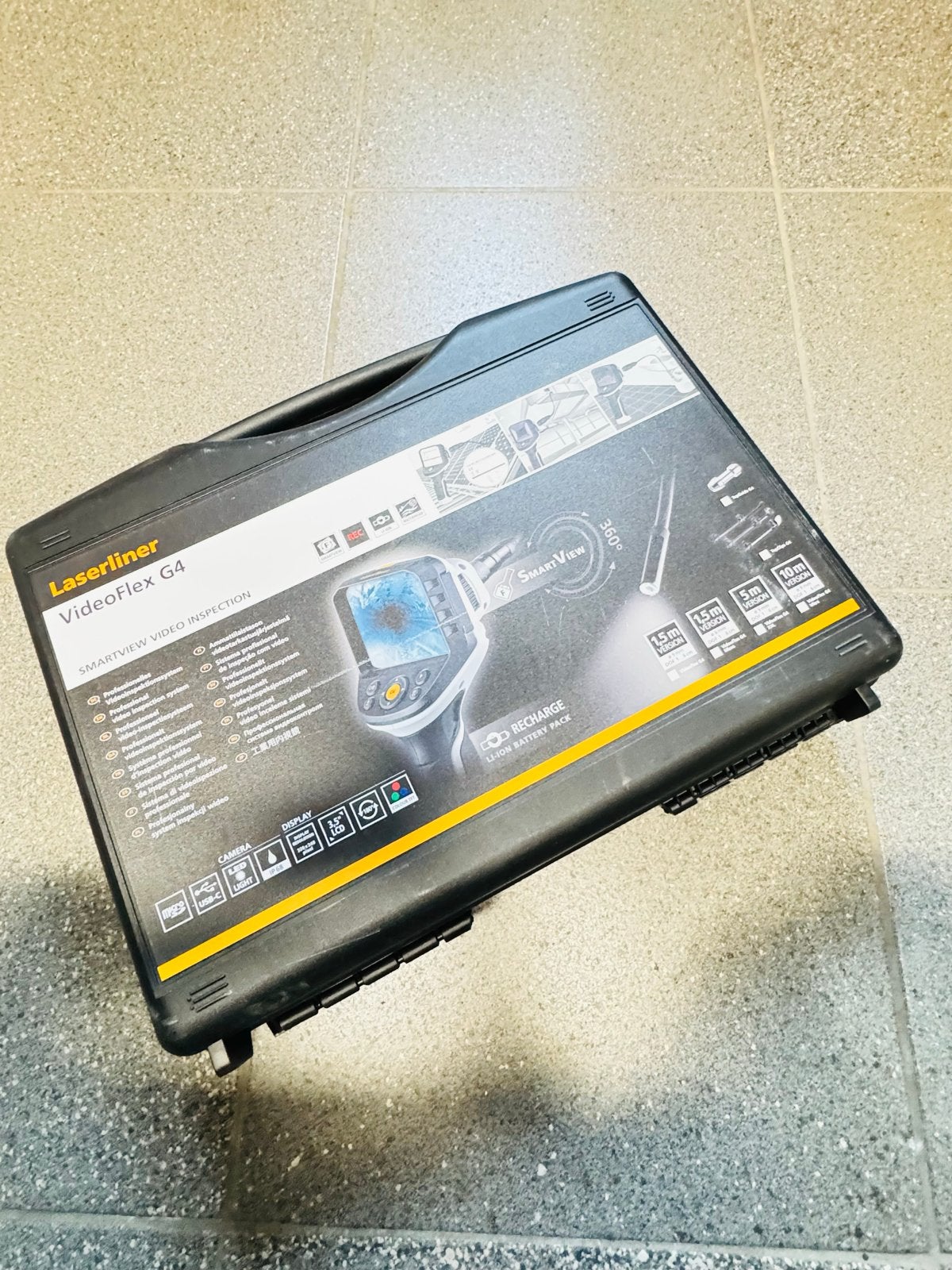 Laserliner VideoFlex G4 Smartview Video Inspectiecamera, Doe-het-zelf en Verbouw, Meetapparatuur, Ophalen, Zo goed als nieuw, Overige meters