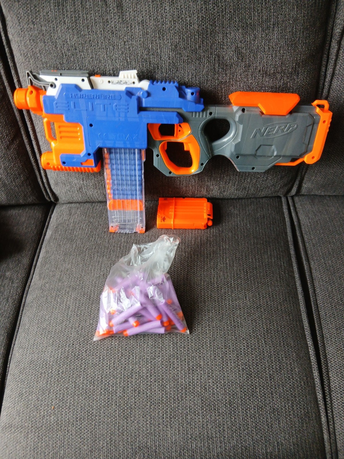 Nerf Hyperfire Elite. met pijltjes, Ophalen, Zo goed als nieuw