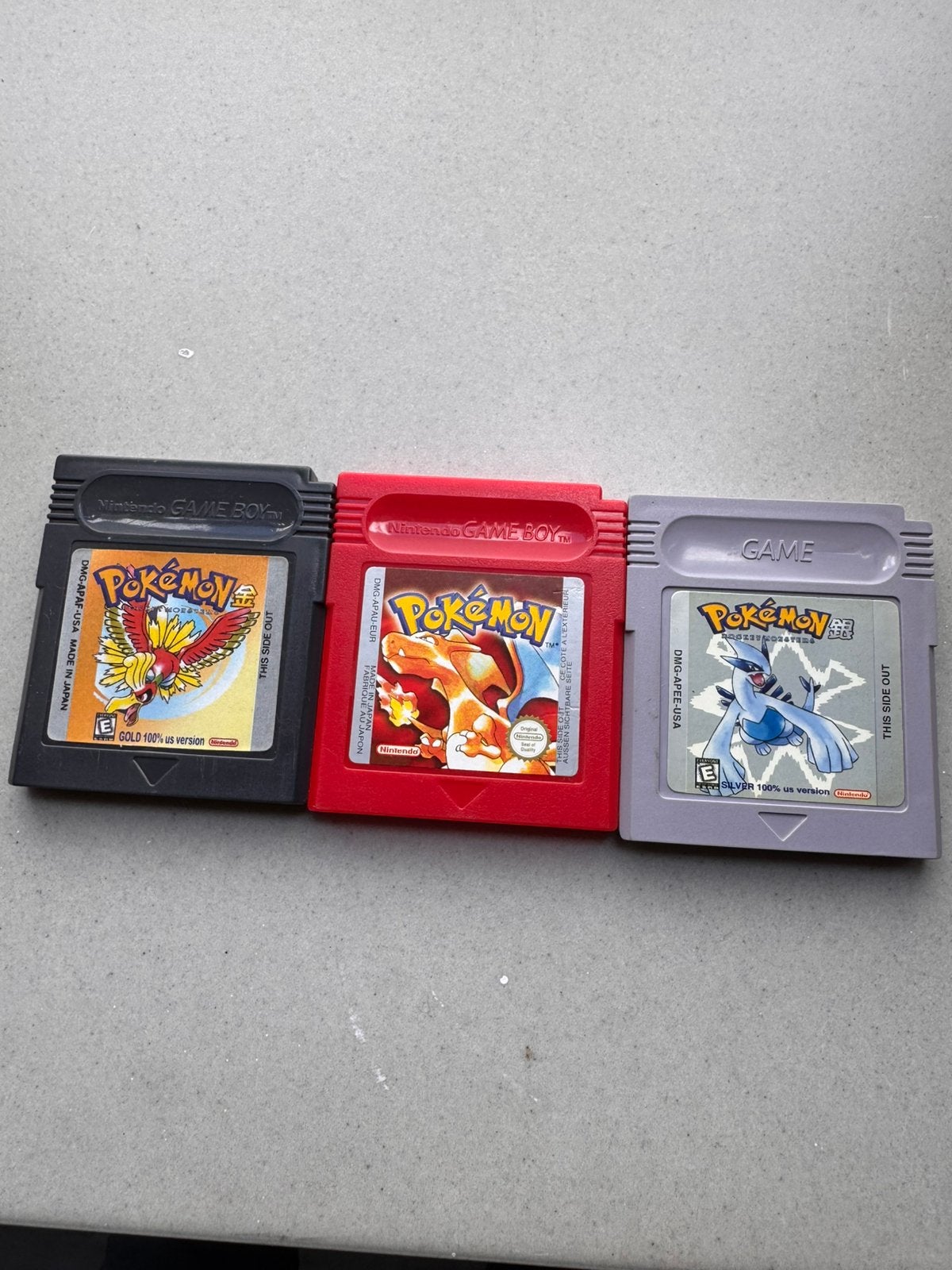 Pokémon Gold, Red & Silver – Originele Game Boy spellen, Spelcomputers en Games, Spelcomputers | Nintendo Game Boy, Ophalen of Verzenden