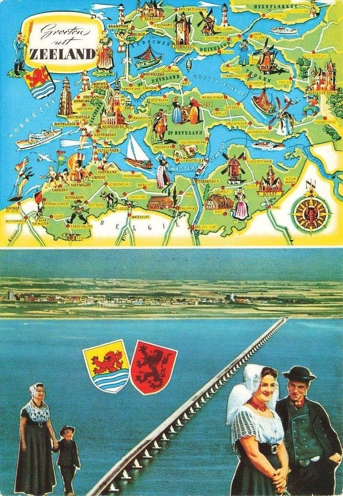 Groeten uit Zeeland, Ophalen of Verzenden, 1980 tot heden, Ongelopen, Zeeland