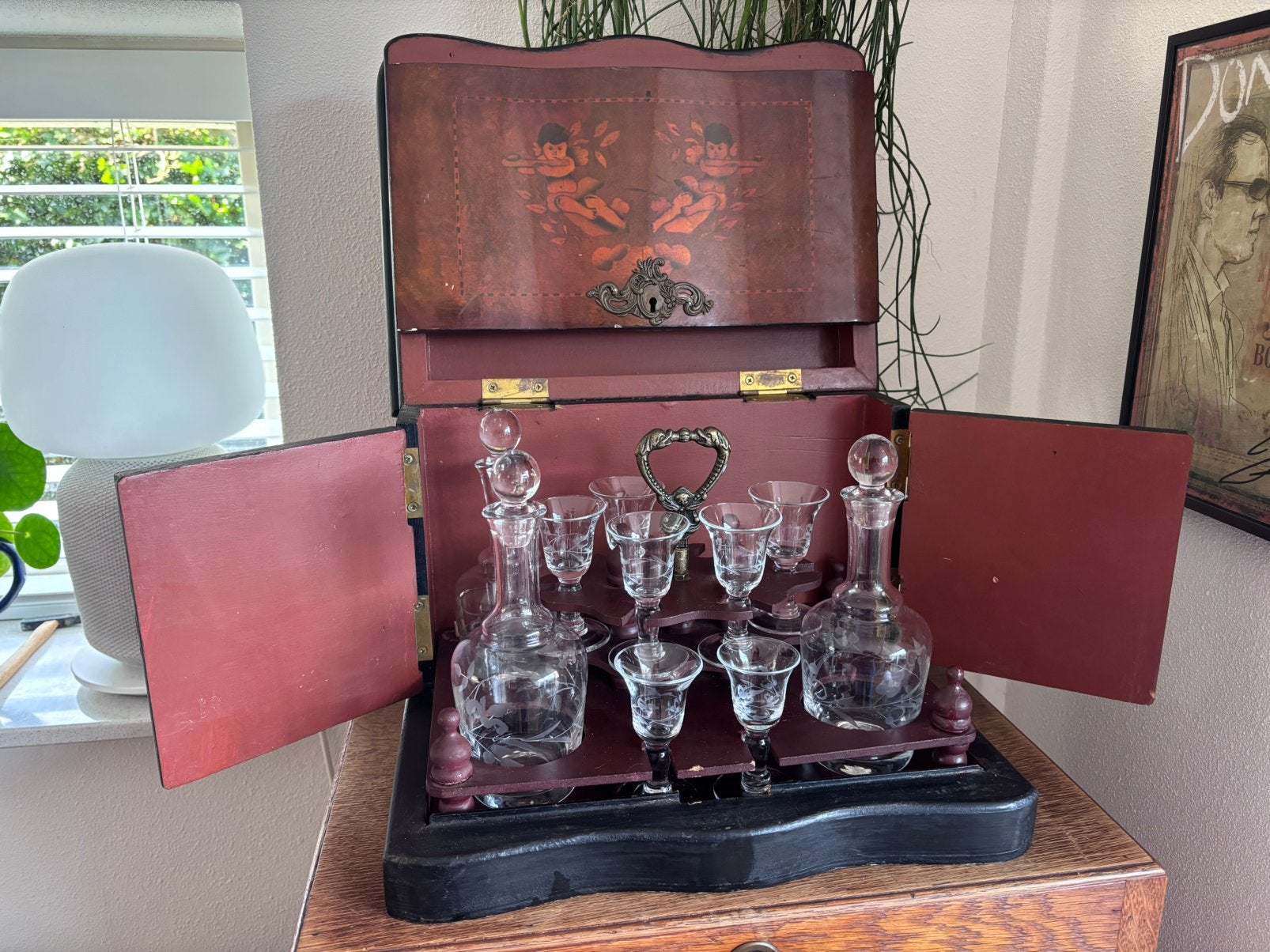 Likeurkabinet likeurkelder antiek kastje drankenkastje, Ophalen