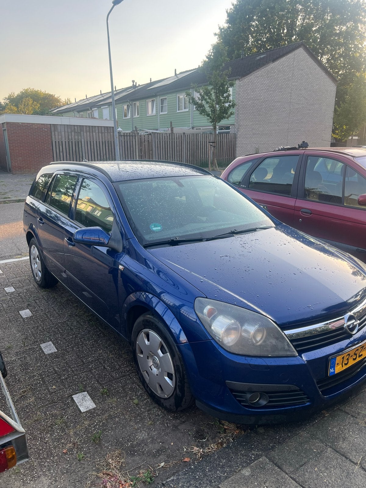 Opel Astra 1.6 16V St.wgn. 2005 Blauw, Auto's, Voorwielaandrijving, 15 km/l, 4 cilinders, Blauw