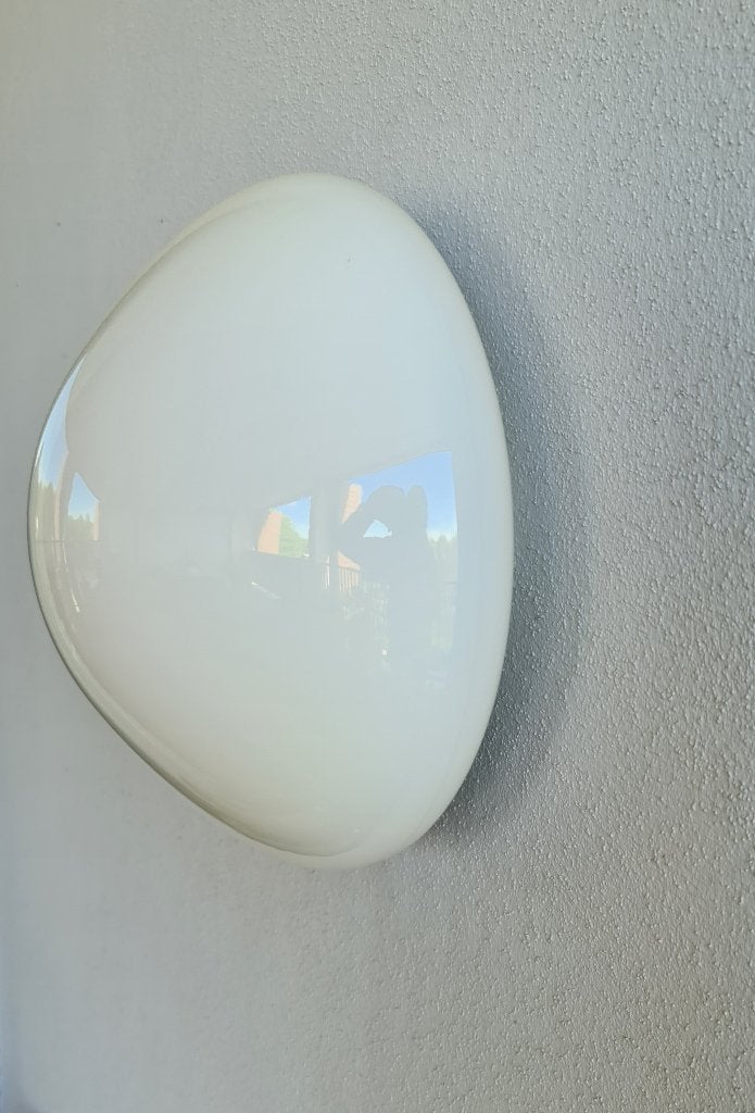 Plafond / wandlamp glas van Wilhelm Wagenfeld jaren 50, Ophalen of Verzenden, Glas