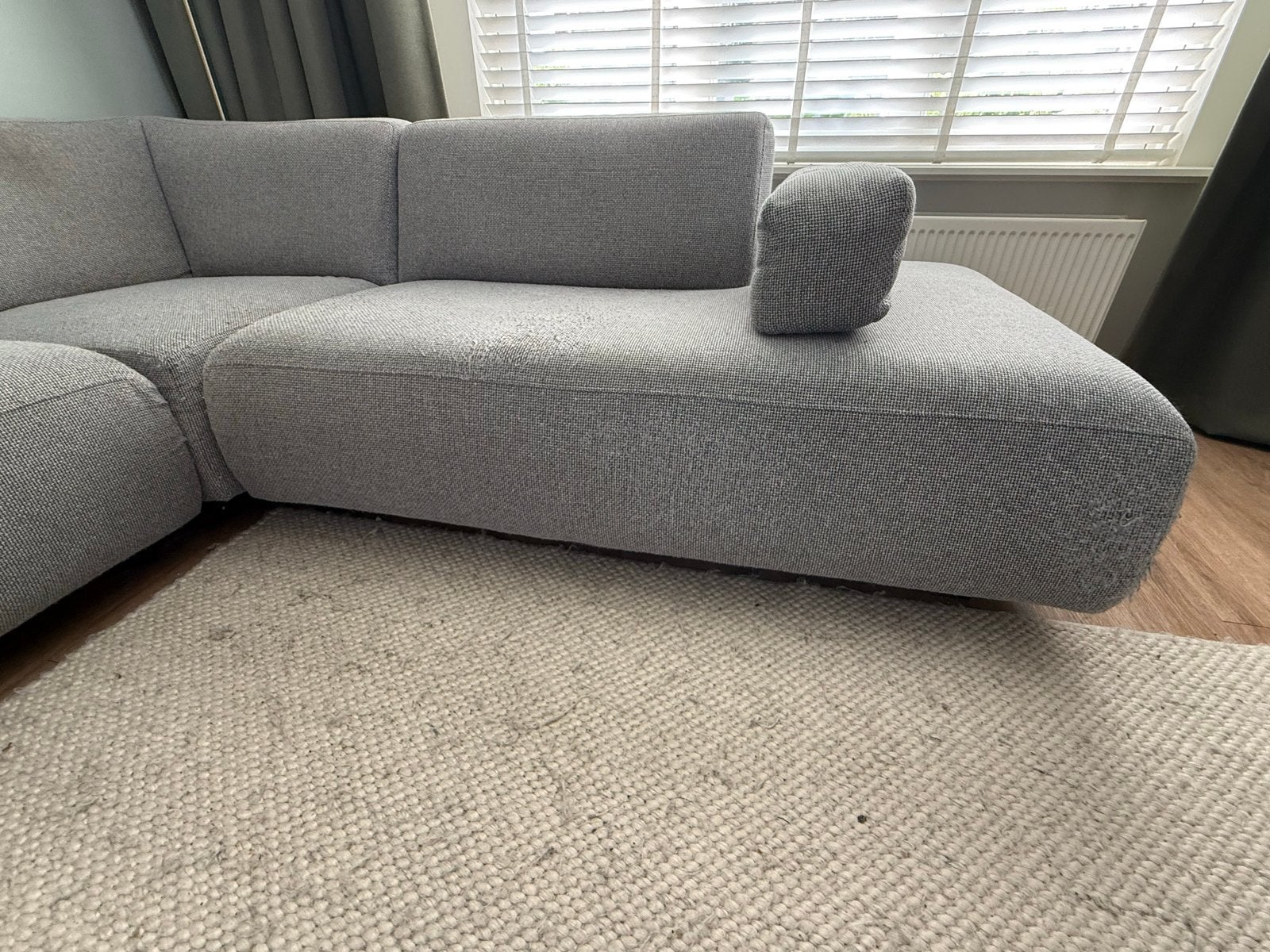 Montel hoekbank met pocketvering - comfortabel en ruim, Huis en Inrichting, Ophalen, Gebruikt, Hoekbank, 300 cm of meer