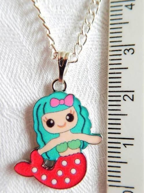 Zeemeermin hangertje (F05002), Ophalen of Verzenden, Nieuw, Overige kleuren, Ketting