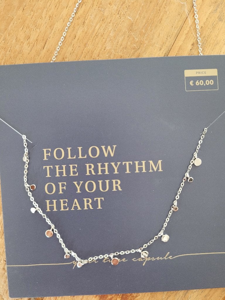 Violet Hamden fijn zilverkleurig kettinkje ketting Nieuw, Sieraden, Tassen en Uiterlijk, Kettingen, Overige materialen, Verstelbaar