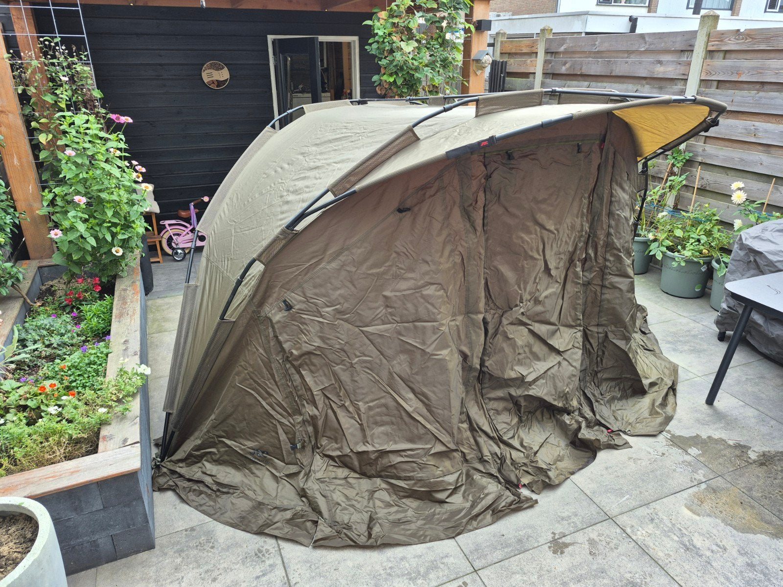 JRC Defender Peak 2 Man Bivvy - Karpertent, Caravans en Kamperen, Ophalen, Gebruikt, Tot en met 2