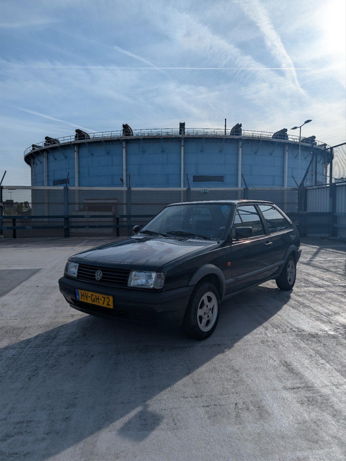 Volkswagen Polo 1.0 FOX Coupe 33KW E2 1994 Groen, Auto's, Voorwielaandrijving, Zwart, 4 cilinders, 49 €/maand