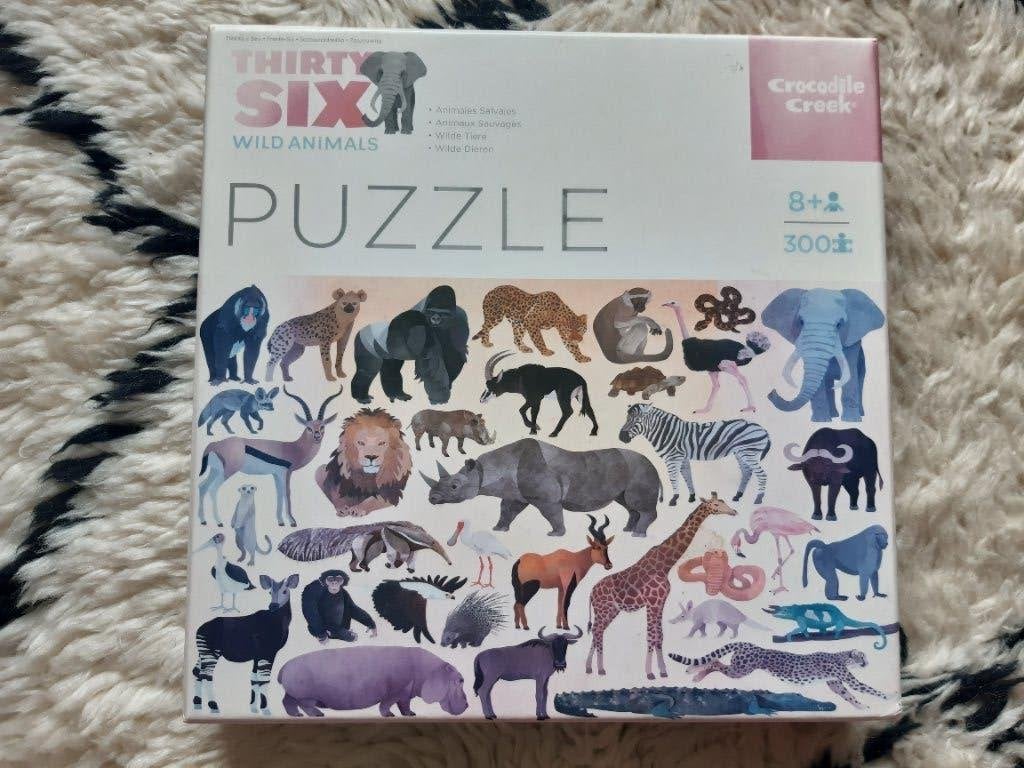 Puzzel crocodile creek wild animals 300 stukjes, Ophalen, Meer dan 50 stukjes, Gebruikt, 6 jaar of ouder