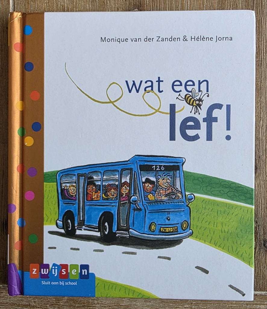 Wat een lef - AVI Start - Groep 3 - Monique van der Zanden, Ophalen of Verzenden, Zo goed als nieuw, Monique van der Zanden, Fictie algemeen