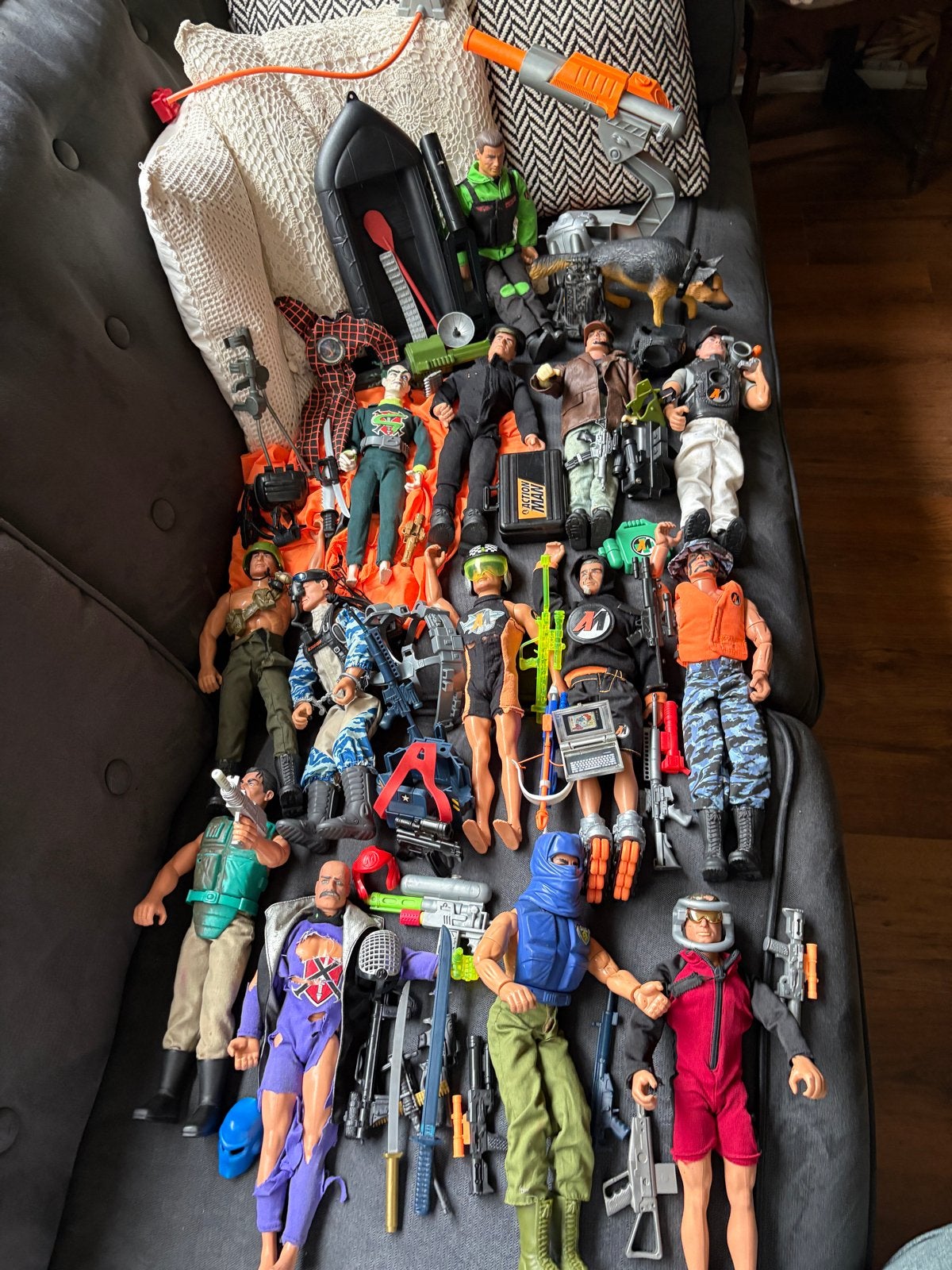 Grote collectie Action Man figuren en accessoires, Ophalen of Verzenden, Gebruikt