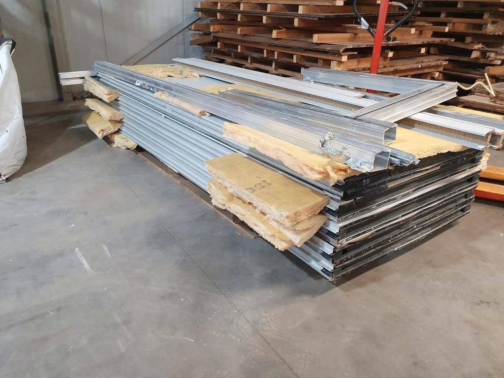 Schuifwand scheidingswand systeemwand schuifdeur ( 062 ), Ophalen, 120 cm of meer, Binnendeur, Zo goed als nieuw