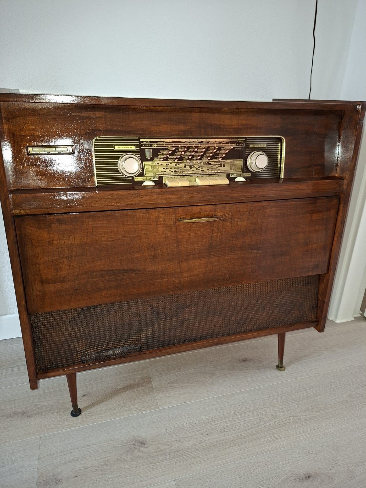 Graetz Grazioso 4617 Raumklang-Musiktruhe uit 1958, Ophalen of Verzenden, Gebruikt, Platenspeler, Overige merken