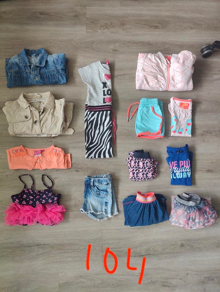 Zomer/Lente Kledingpakket Meisje Maat 104 - Z8 Jasje & Meer, Gebruikt, Meisje, Z8, Ophalen of Verzenden