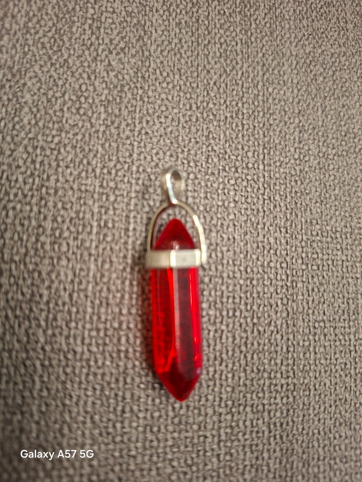 Geneeskrachtige Kristal Hanger - Rode Kwarts, Ophalen, Overige voorstellingen, Glas of Kristal, Nieuw
