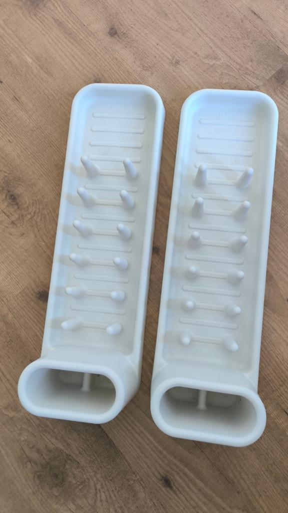 2x IKEA Stamling afdruiprek voor flessen/spenen, Ophalen, IKEA, Kunststof, Wit