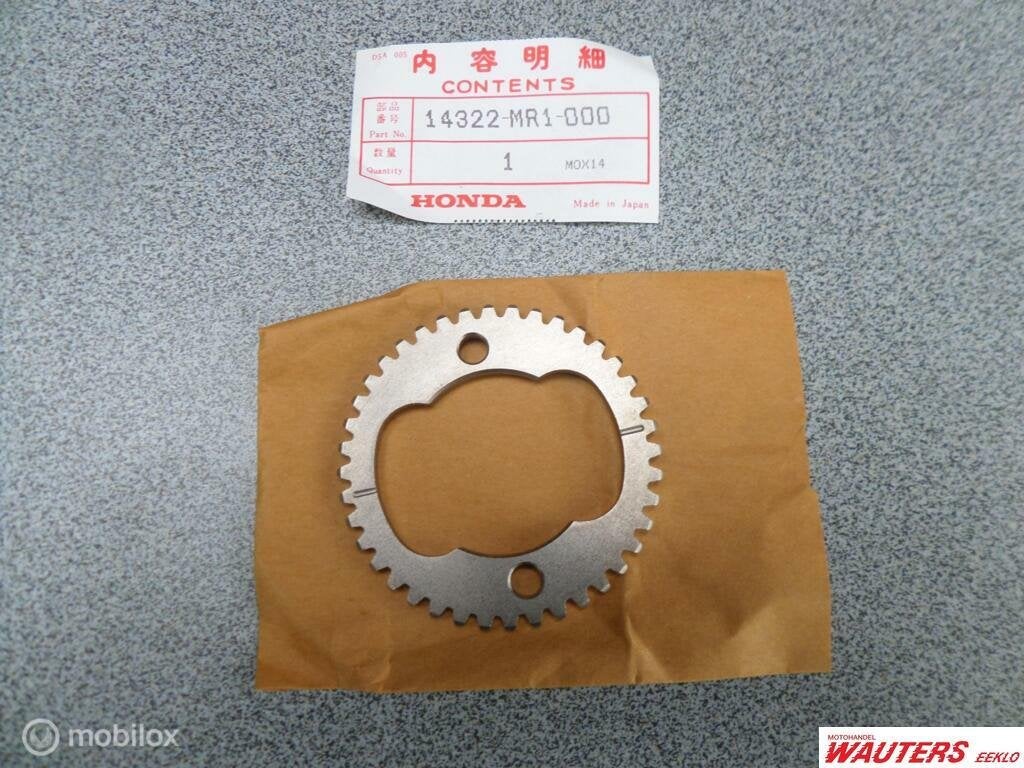 Tandwiel Honda VT600C NOKKENAS  NR 14322-MR1-000, Motoren, Nieuw, Ophalen of Verzenden