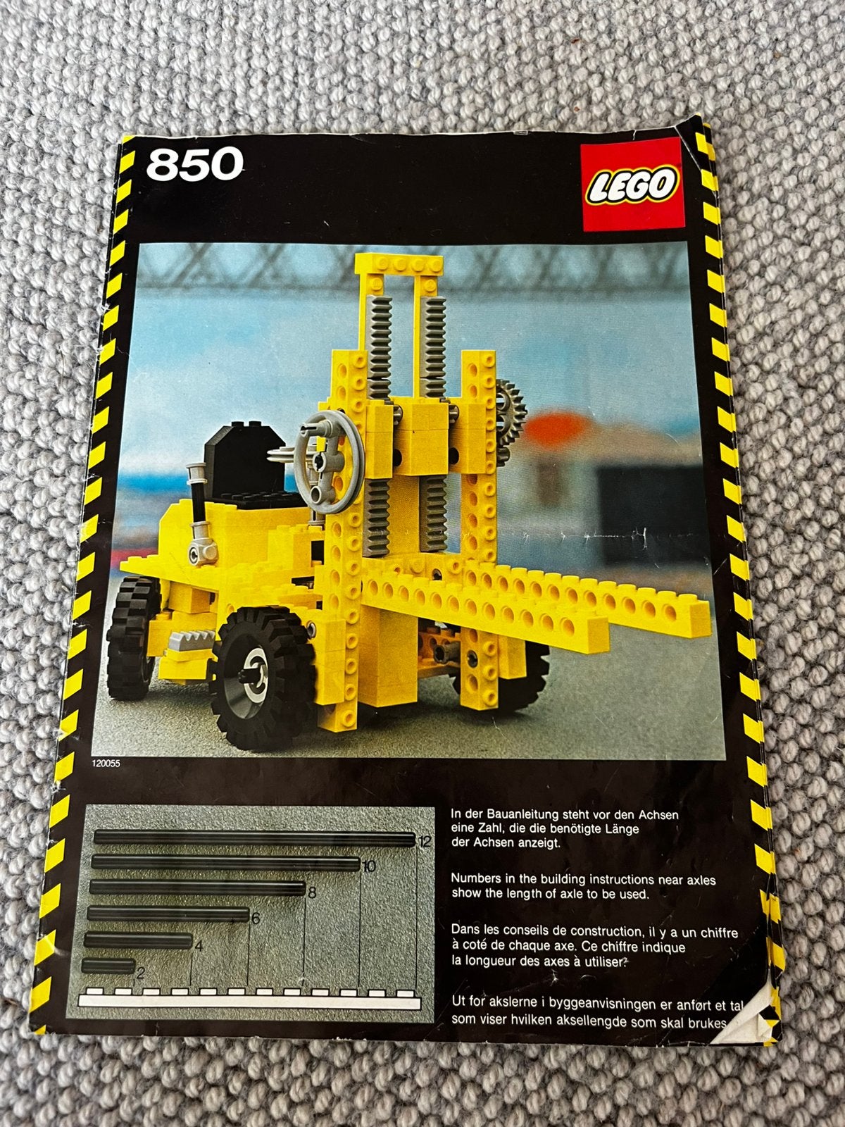 Lego 850 vorkheftruck te koop, Kinderen en Baby's, Speelgoed | Duplo en Lego, Ophalen, Gebruikt, Lego, Compleet