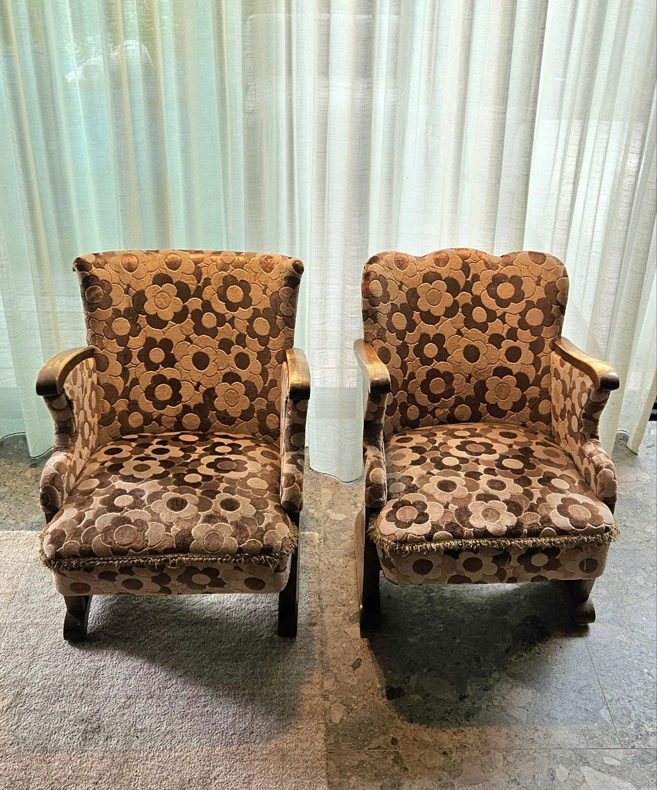 2 vintage fauteuils / theater/ biosscoopstoelen, Ophalen of Verzenden