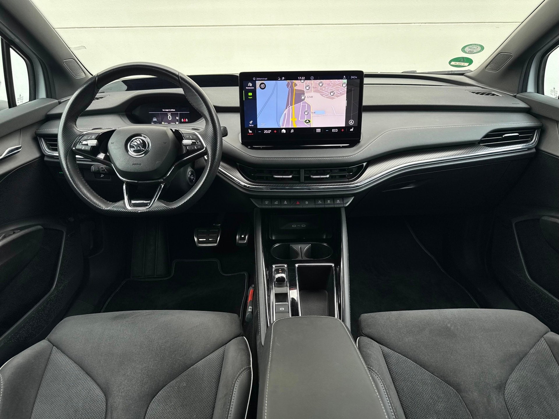 Skoda Enyaq 60 Sportline Org NL Pano Hud Canton Warmtepomp S, Auto's, Automaat, 397 km, Achterwielaandrijving, Gebruikt