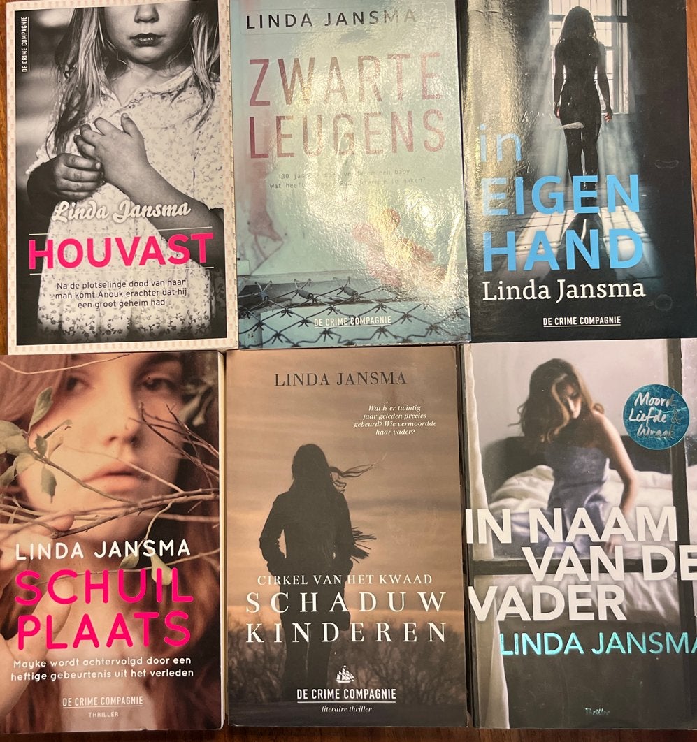 6 x Linda Jansma, in naam van de vader, in eigen hand, Boeken, Ophalen of Verzenden, Zo goed als nieuw, Nederland
