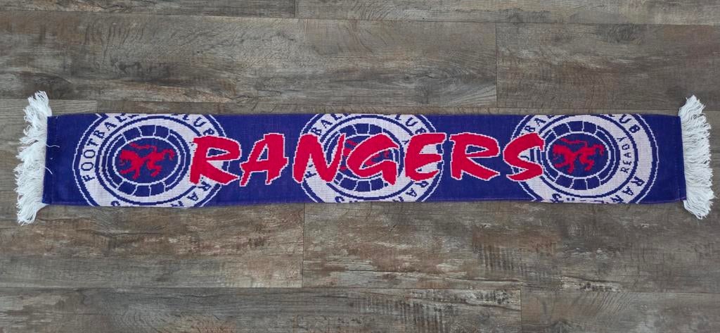 Sjaal Rangers FC, Verzamelen, Sportartikelen en Voetbal, Ophalen of Verzenden, Zo goed als nieuw, Buitenlandse clubs, Vaantje of Sjaal