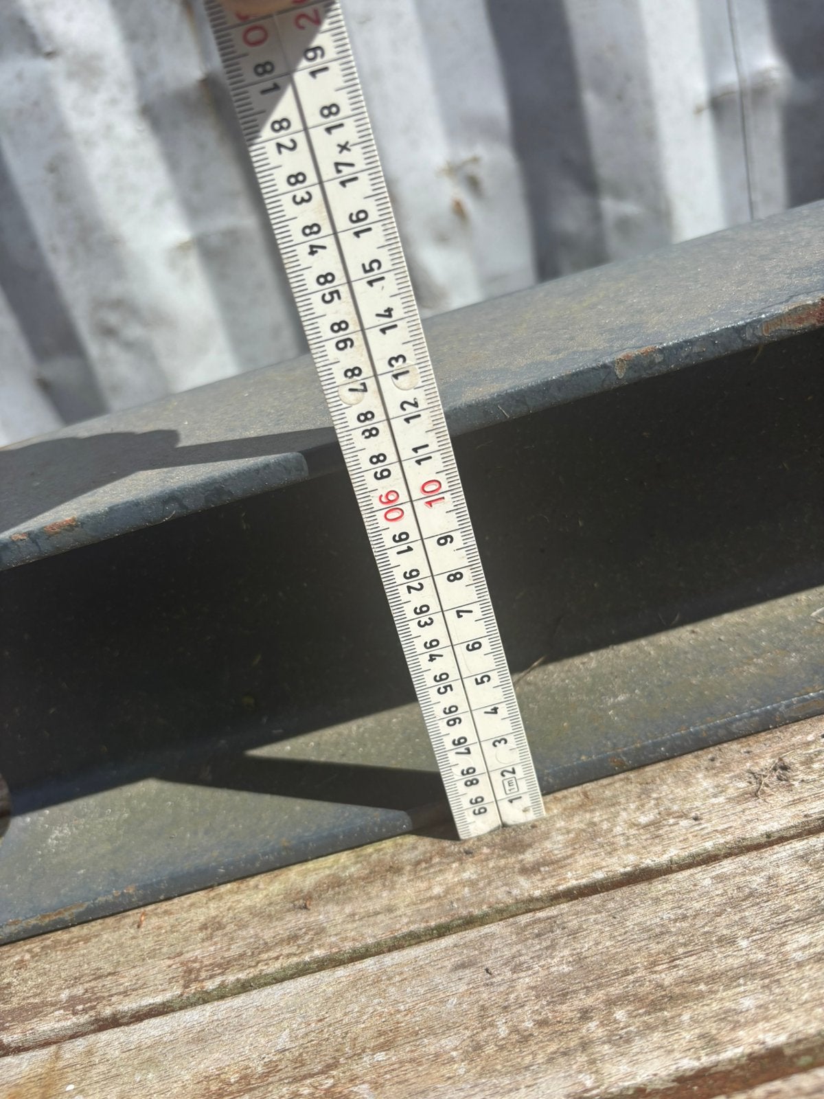Te koop stalen balk HEA 120 gegrond lengte 210 cm, Ophalen of Verzenden, Zo goed als nieuw