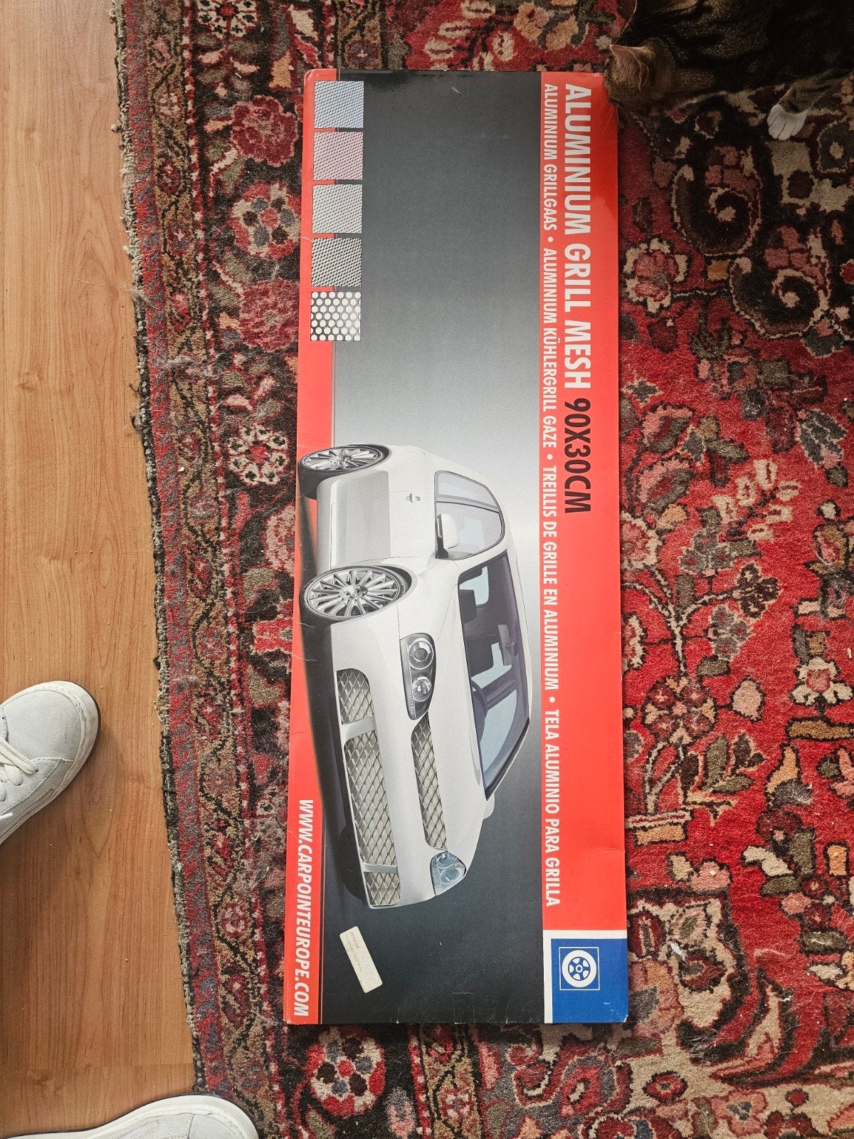 Aluminium Grill Gaas 90x30cm - Carpoint, Ophalen