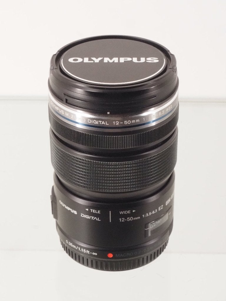 ALS NIEUW OM-system / Olympus 12-50mm EZ MSC mft met MACRO, Macrofunctie, Micro Four Thirds, Olympus, Ophalen of Verzenden