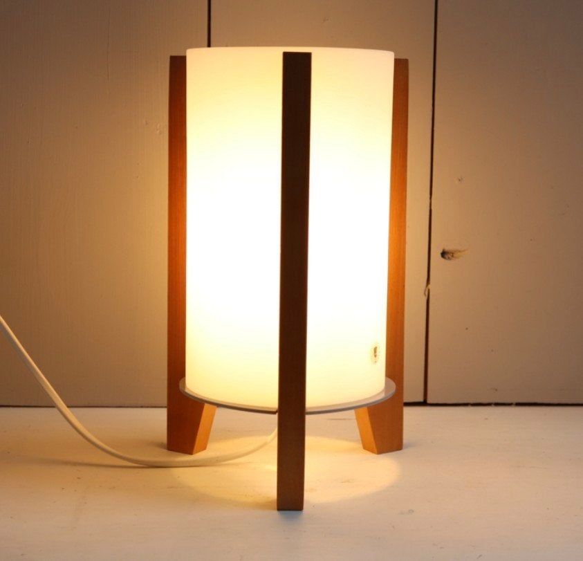 Vintage IKEA Porfylit tafellamp - bedlampjes 2x, Huis en Inrichting, Wit, Ophalen of Verzenden, IKEA, Design