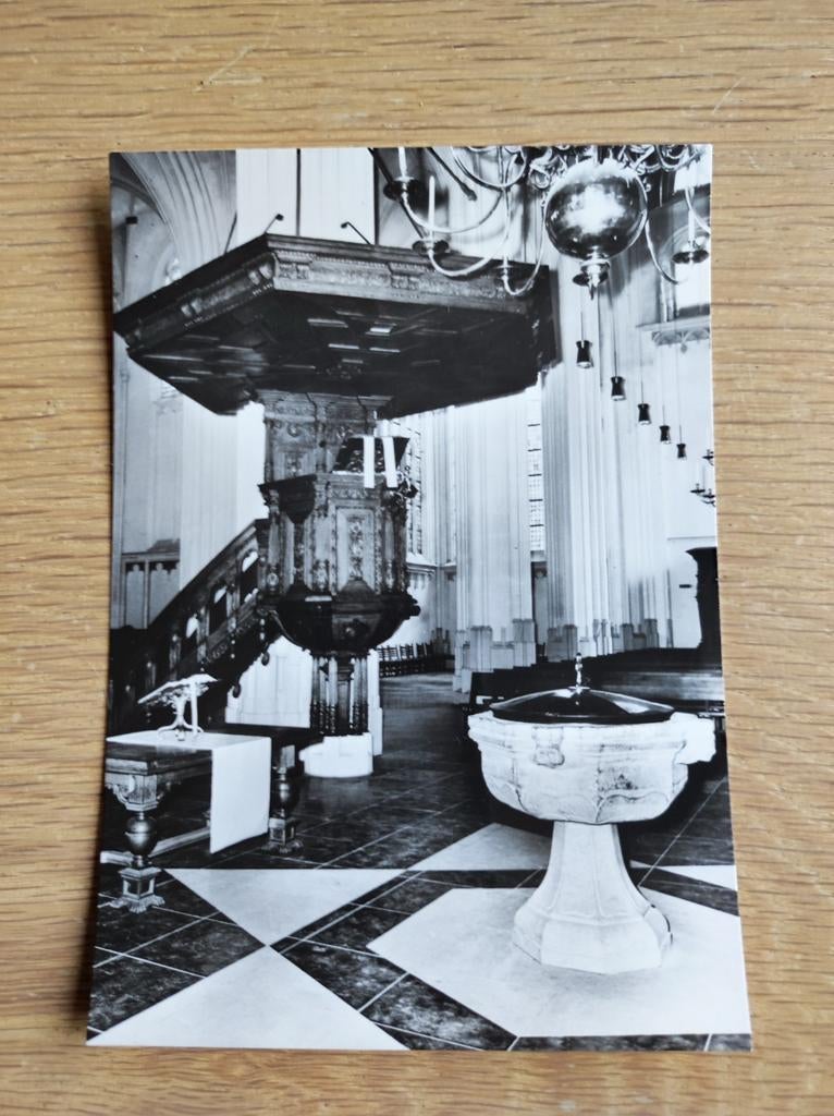 Oude Ansichtkaart Grote of St. Stevenskerk Nijmegen, Ophalen of Verzenden, 1940 tot 1960, Ongelopen, Gelderland