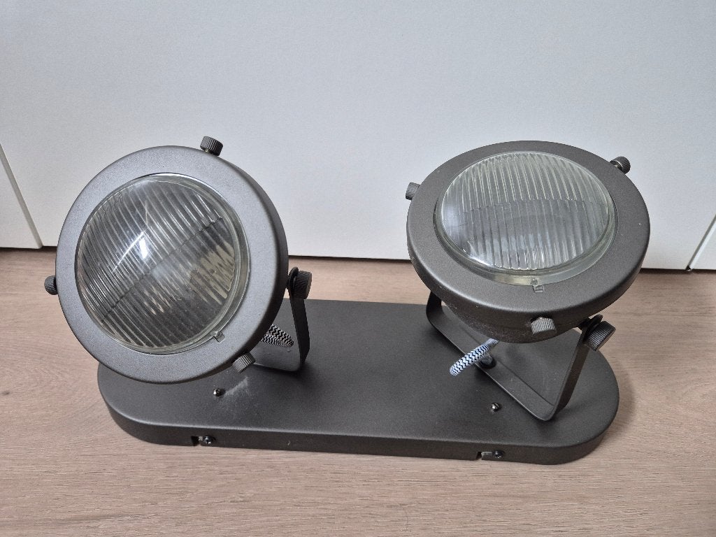 [LABEL51] Led Spot Moto 2-Lichts 35x12x16 cm [Grijs], GU10, Ophalen of Verzenden, Zo goed als nieuw, LED
