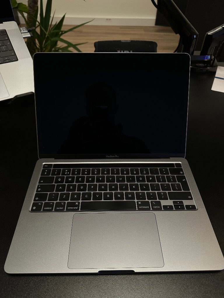 Apple Macbook Pro M1 Batterij 93% 8GB 256GB, Gebruikt, 256 GB, Qwerty, 8 GB