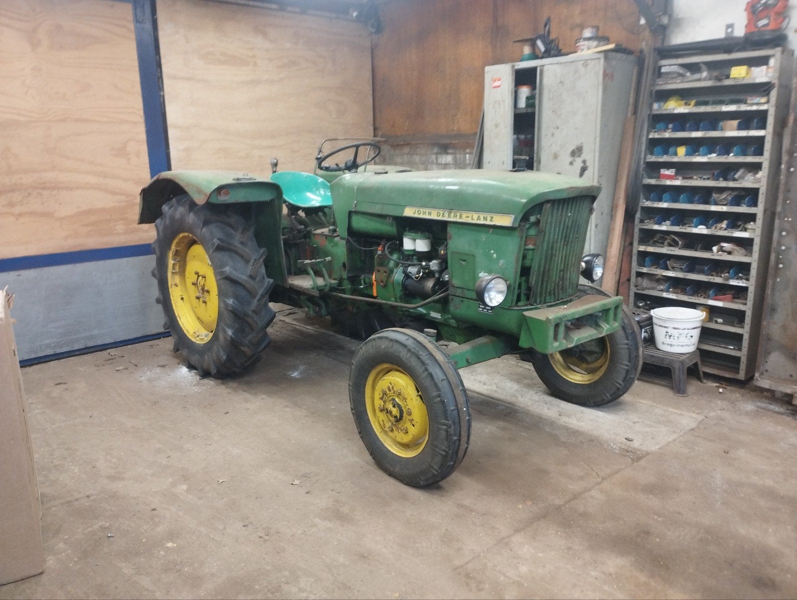 John deere lanz 510, nimos trioliet kuil bak Vicon strooier, Ophalen of Verzenden, Gebruikt