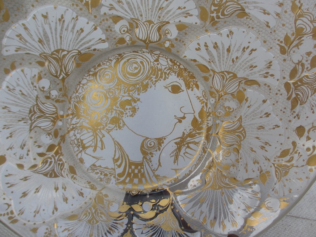 ROSENTHAL BJÖRN WIINBLAD 1976 glazen schaal, Ophalen of Verzenden