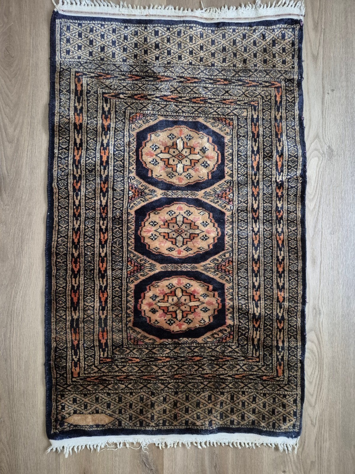 Kleed perzich motief antiiek vintage /brocante, Antiek en Kunst, Antiek | Kleden en Textiel, Ophalen of Verzenden