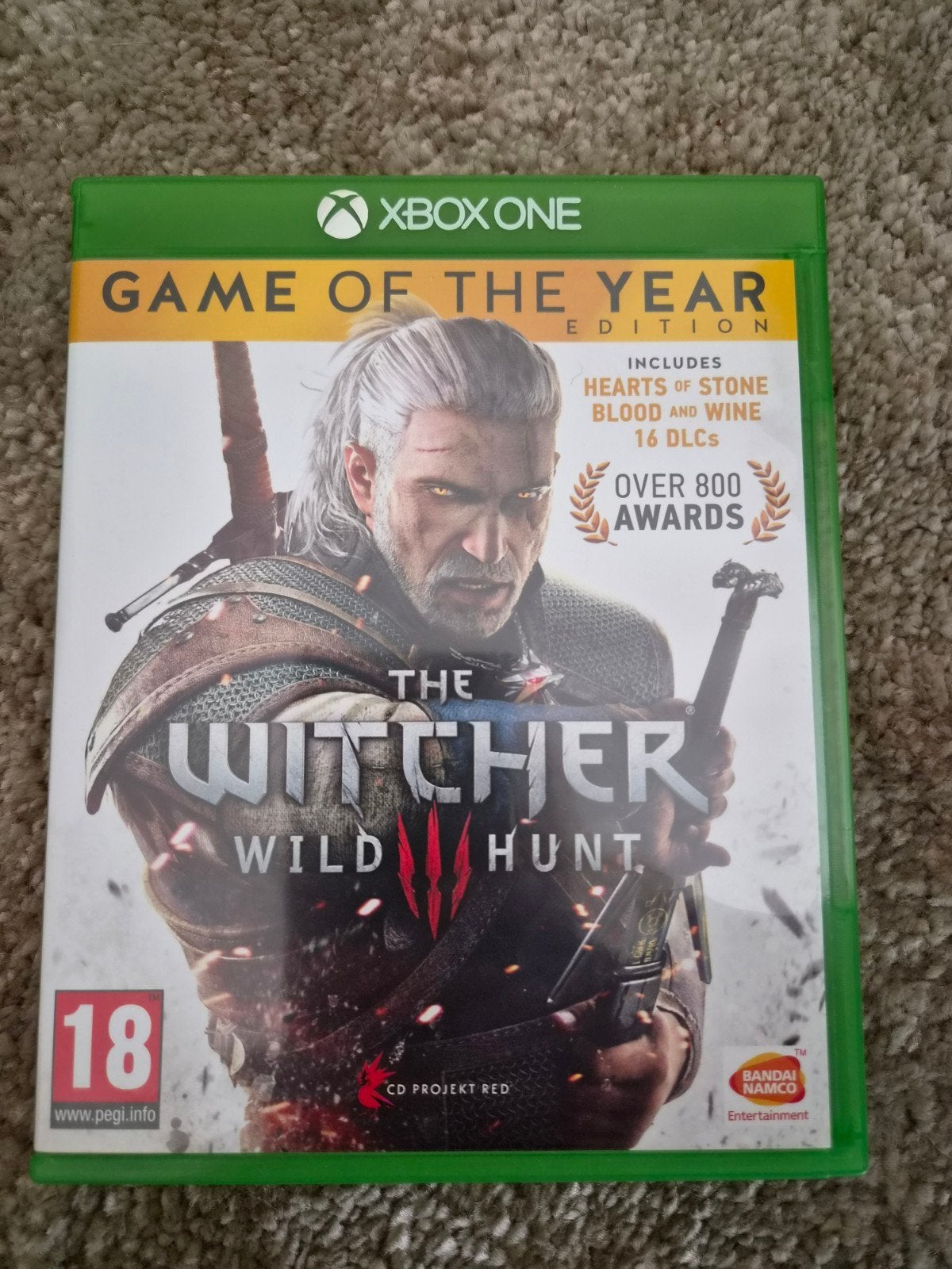 The Witcher 3: Wild Hunt Game of the Year Edition Xbox One, Ophalen, Vanaf 18 jaar, 1 speler, Zo goed als nieuw