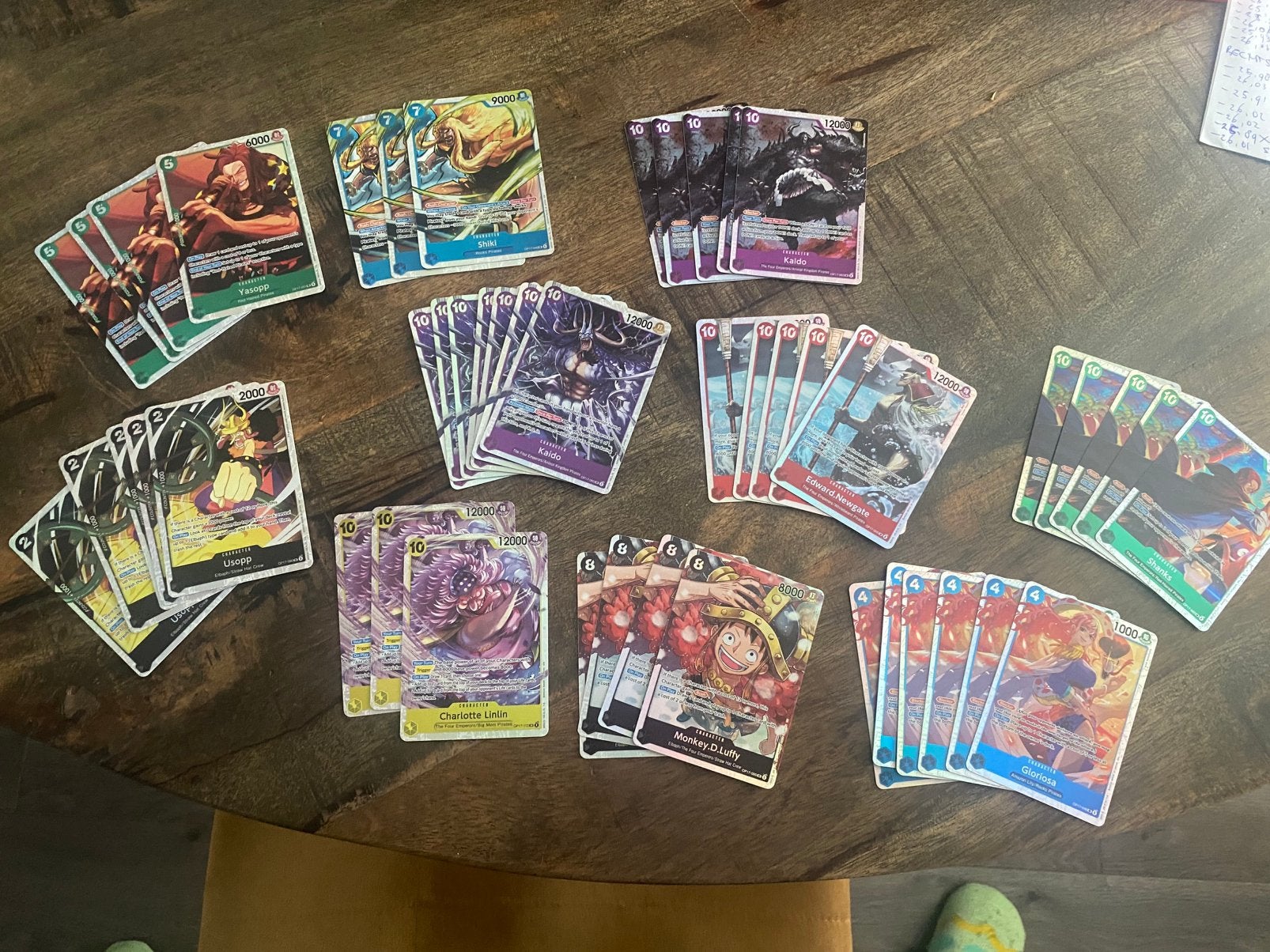 One piece OP17 SR kaarten, Ophalen, Nieuw, Meerdere kaarten, Foil