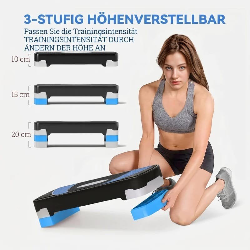 Verstelbare Aerobic Stepbank - Fitness Step voor Thuis, Ophalen of Verzenden, Nieuw