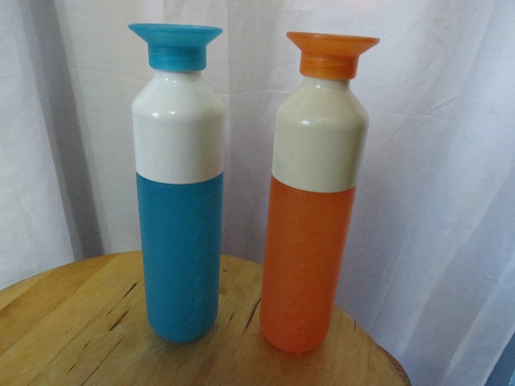 oranje en blauwe dopper 450 ml, Ophalen of Verzenden, Gebruikt