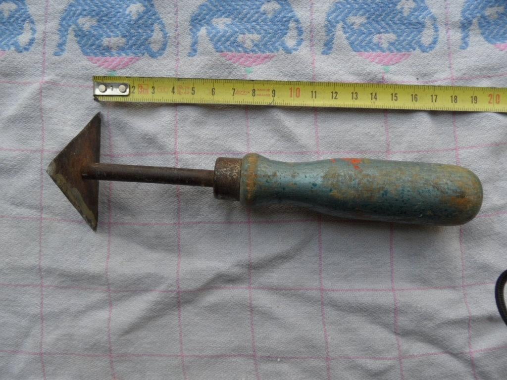Verfschraper driehoek verfkrabber, Doe-het-zelf en Verbouw, Ophalen of Verzenden, Gebruikt