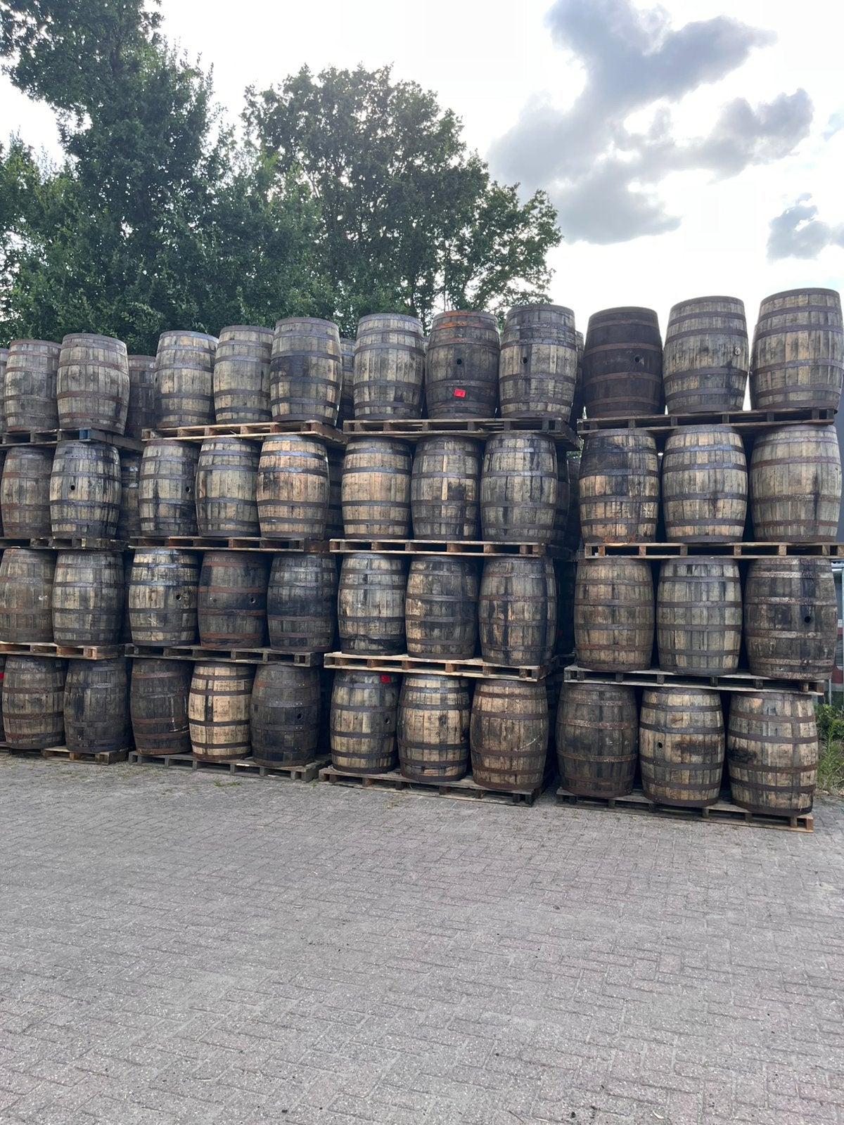 10 Eiken Whiskyvaten – In Één Keer Te Koop – €650, 150 liter of meer, Ophalen of Verzenden, Zo goed als nieuw, Hout