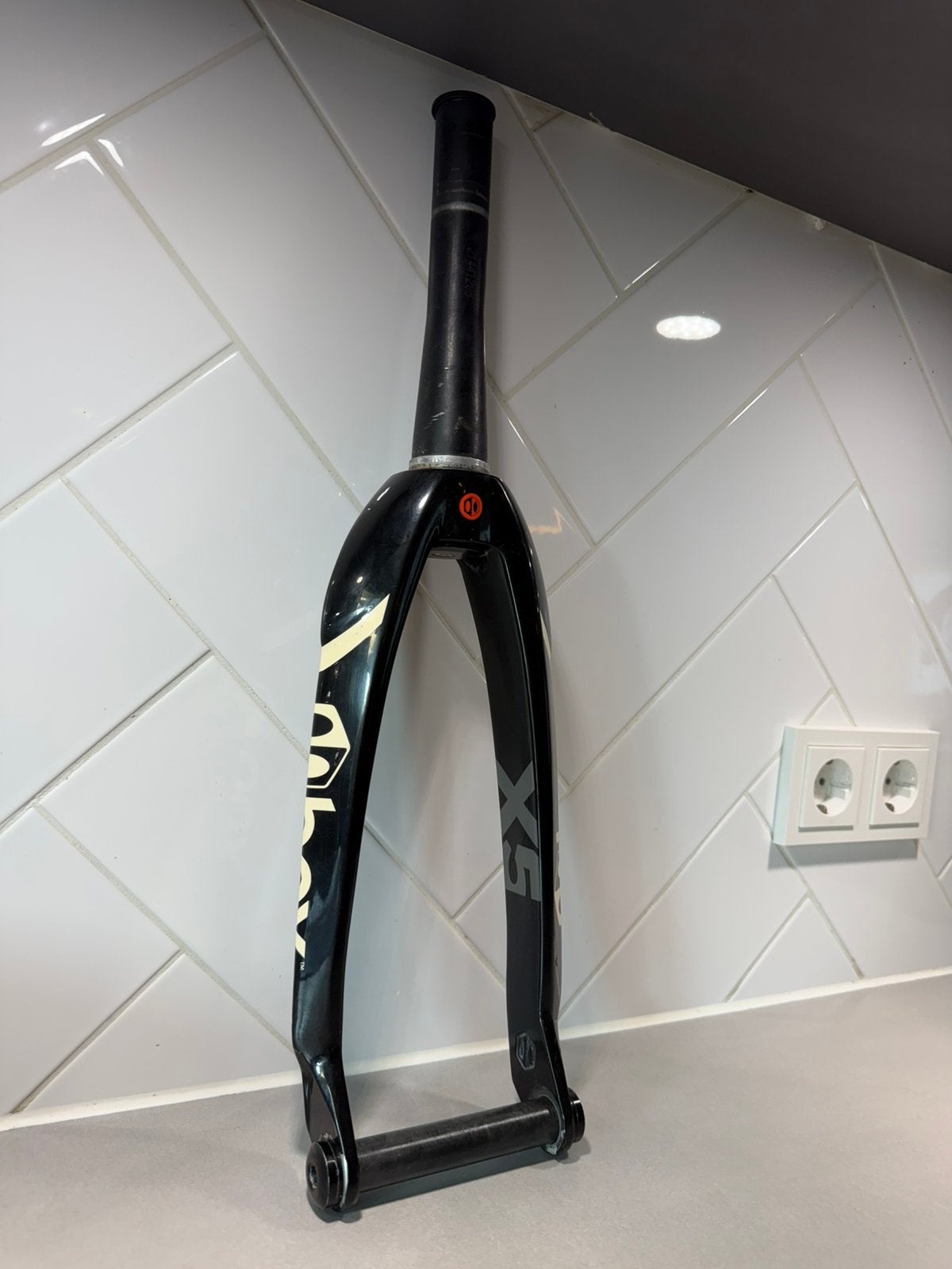 Box One X5 Pro Carbon BMX Race Voorvork goede staat !, BMX, Ophalen of Verzenden, Zo goed als nieuw, Voorvork