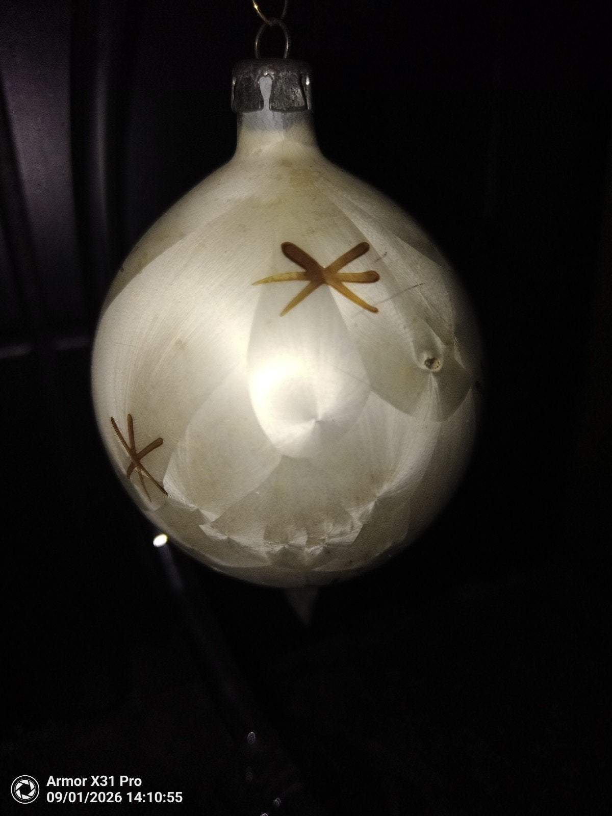 mooie oude kerstbal., Ophalen of Verzenden